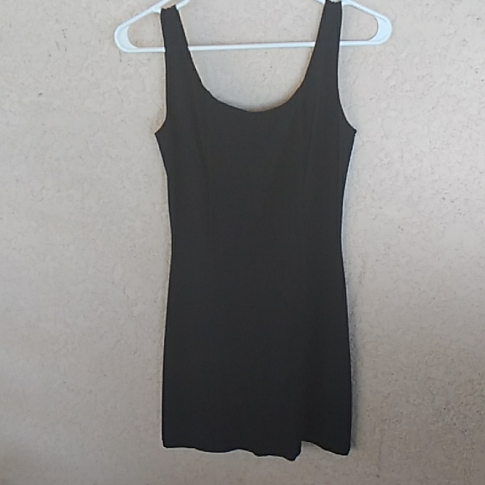 Venus black mid-sized dress